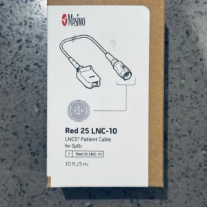 Masimo RED 25 LNC-10 LNCS Patient Cable — Ref 3345